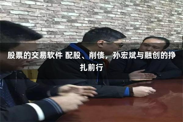 股票的交易軟件 配股、削債，孫宏斌與融創的掙紮前行